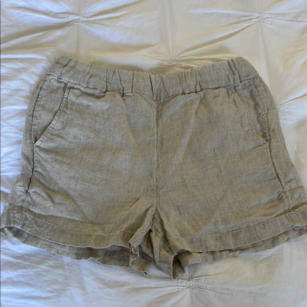 J. Crew Women's Tan Linen Shorts XS